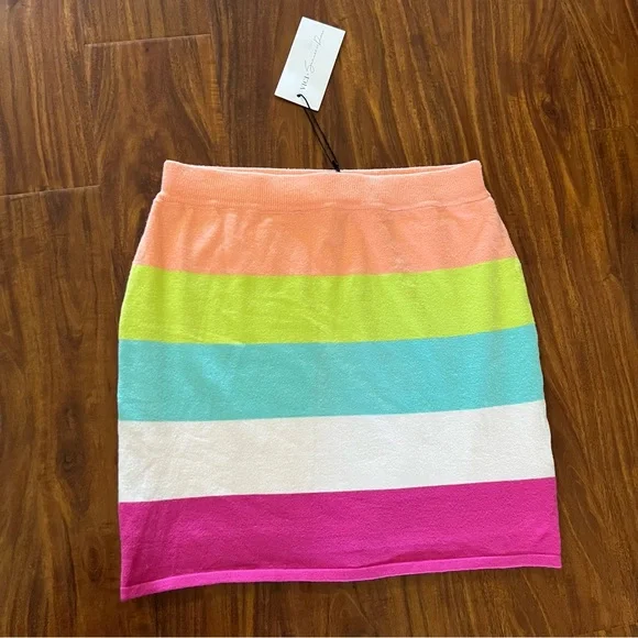 NWT Vici x Summer of Diane Stripe Knit Tank Top & Mini Skirt Set size medium - Picture 11 of 11